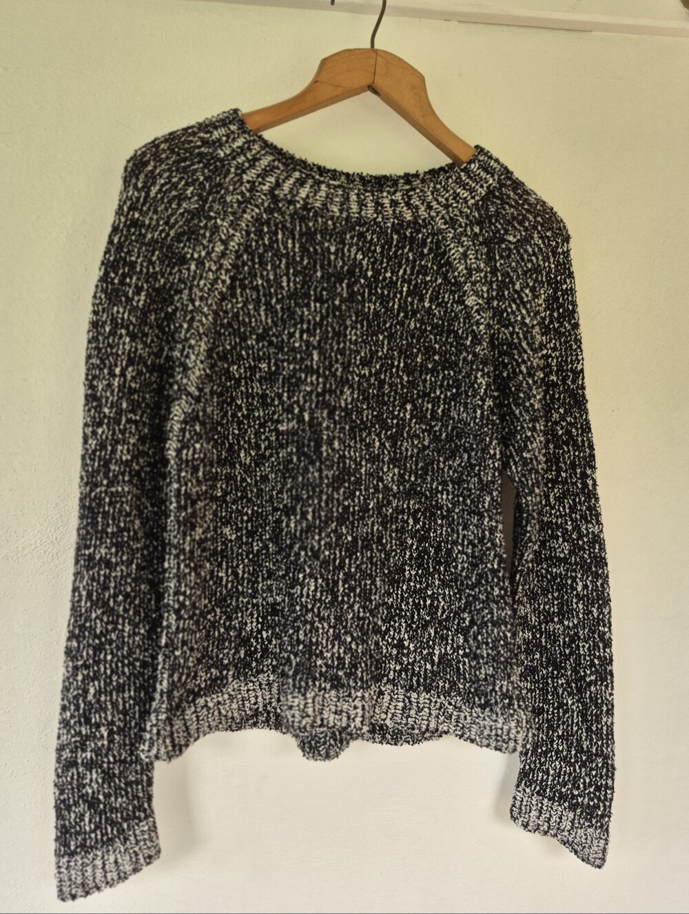 100% Organic Cotton Crew Neck Sweater By Eileen Fisher XS